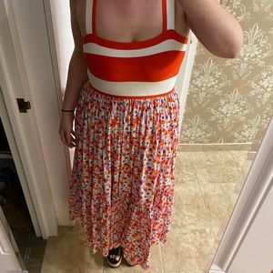 Tanya Taylor Floral Maxi Dress